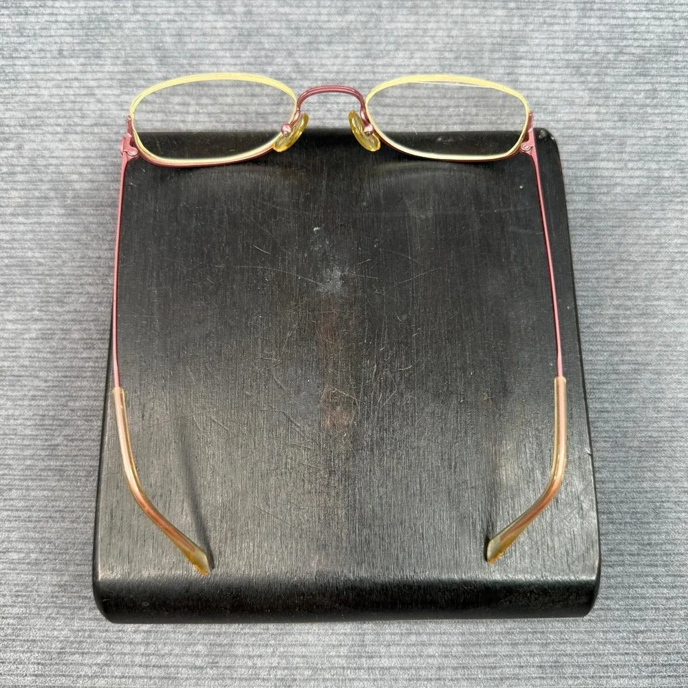 Anne Klein Rainbow Jasmine Y2k Eyeglasses Frames Italy 50/21 030‎ Rose Gold Oval